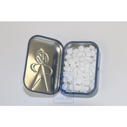 Caja en metal "Mister Bubble" con pastillas de menta - C245137