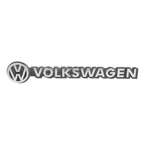  Sigle VW VOLKSWAGEN chromé de face arrière pour VOLKSWAGEN Transporter T25 (05/1979-07/1992) - C245257 