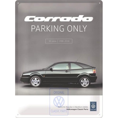  Decoratieve plaquette "Corrado Alleen parkeren", 30 x 40 cm - C261508 