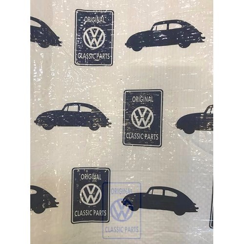 Original "VW" cataphoresis-treated left rear fender for Volkswagen Beetle 1200 / 1303 since 1975 - 25 mm hardware - C263068