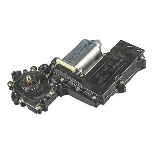  1E0 959 811 B : Moteur de lève-vitre arrière gauche pour Volkswagen Golf 3 et 4 Cabriolet - C264088 