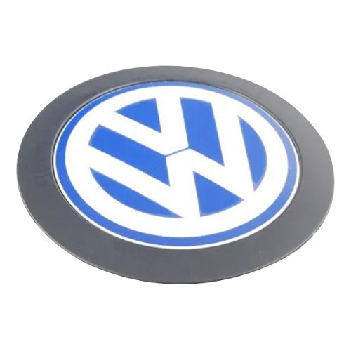  VW-Logo in blau und weiß Farbe Kunststoff Motorabdeckung für VW Golf 4 Bora Caddy 2 Lupo Passat B5 Polo 6N und Transporter T4 (1995-2005) - C266329-2 