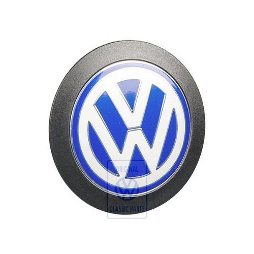  VW-Logo in blau und weiß Farbe Kunststoff Motorabdeckung für VW Golf 4 Bora Caddy 2 Lupo Passat B5 Polo 6N und Transporter T4 (1995-2005) - C266329 