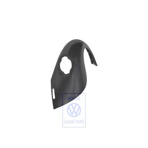  Alerón trasero derecho original "VW" tratado por cataforesis para Volkswagen Beetle 1200 / 1303 desde 1975 - herrajes de 25 mm". - C268477 