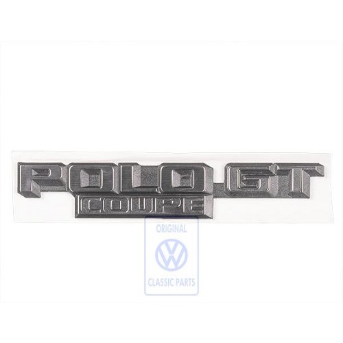     
                
                
    Heck-Emblem POLO GT COUPE für VW Polo 2 86C Coupé (10/1981-09/1990)  - C268498
