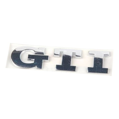  Emblema adhesivo cromado de maletero GTI para VW Golf 4 GTI Edición Especial 25 Aniversario (2002) - C269635-2 
