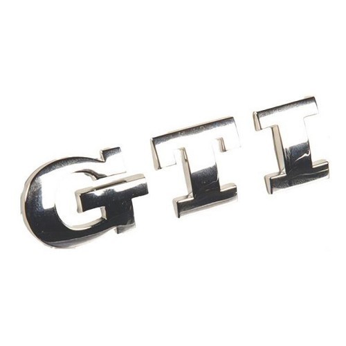  Emblema adesivo cromato GTI per VW Golf 4 GTI 25° Anniversario Edizione Speciale (2002) - C269635 