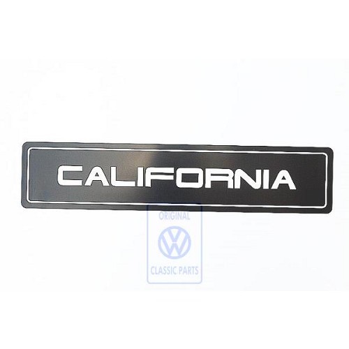  Matrícula decorativa, inscrição "California". - C272344 
