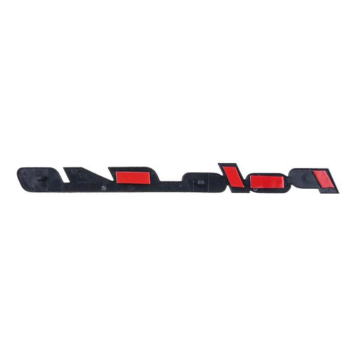 POLO G40 chrome and red emblem on black background for VW Polo 2F G40 tailgate (10/1990-07/1994) - C273874-1 