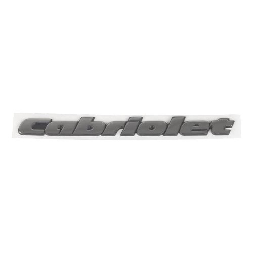 Zelfklevend chroom CABRIOLET-embleem op de achterkant voor VW Golf 3 Cabriolet (07/1993-05/1998) - C279196