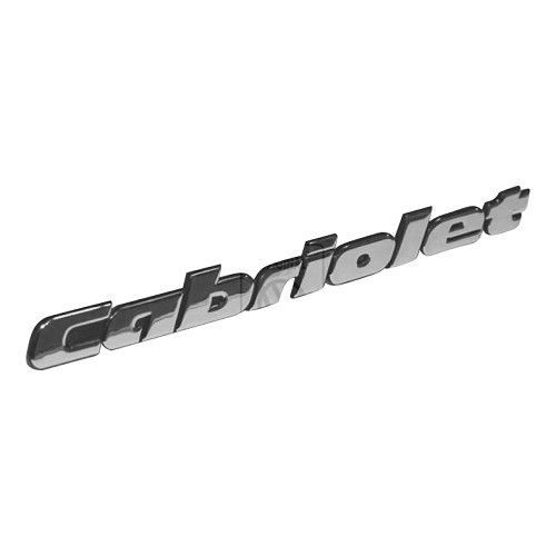     
                
                
    Zelfklevend chroom CABRIOLET-embleem op de achterkant voor VW Golf 3 Cabriolet (07/1993-05/1998) - C279196
