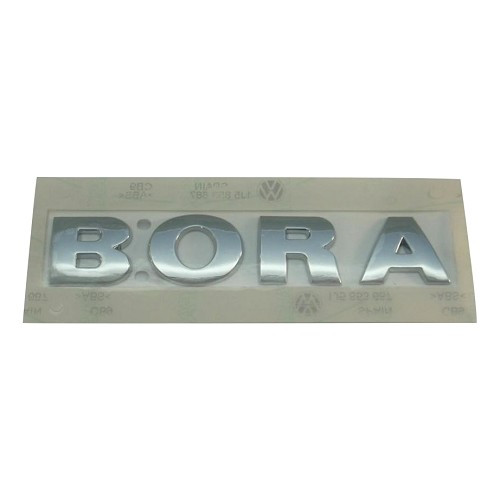 Chrome BORA zelfklevend embleem voor achterklep of kofferbak voor VW Bora Sedan en Variant (09/1998-05/2005) - C286636