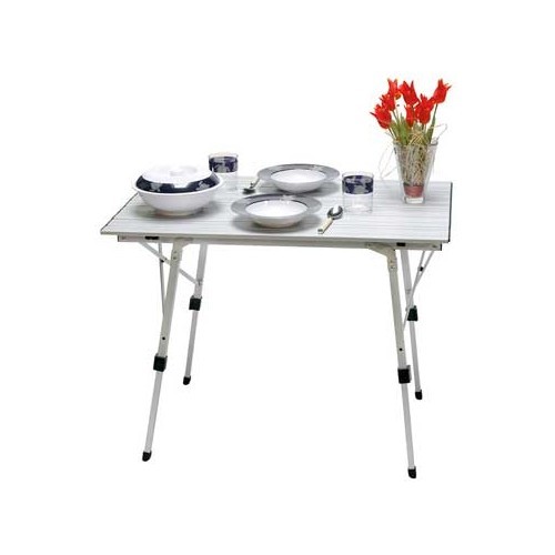  Mesa dobrável 2 pessoas 90 x 60 cm - para estadia em autocaravana ou caravana. - CA10154 