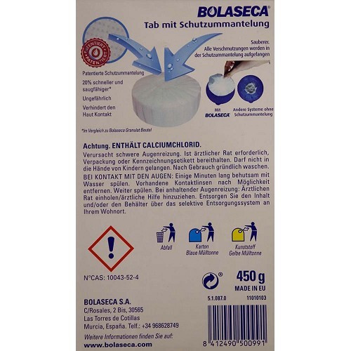 Assorbitore di umidità con ricarica da 450 g - CA10200