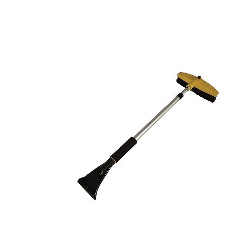  Balai brosse & Gratte-Givre avec manche aluminium télescopique - 75 à 115 cm - CA10264 