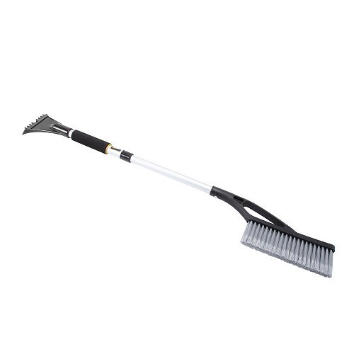 Brush and ice scraper with telescopic aluminium handle - 65 to 85 cm - CA10268