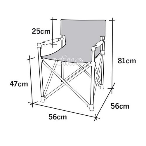 Set 1 tafel 2 personen 90x60 cm 2 fauteuils TOSCANE - CA10346