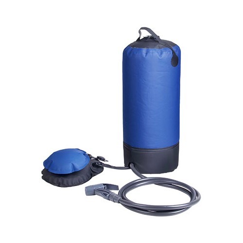  Ducha exterior 12l depósito bomba de pie - CA10352 