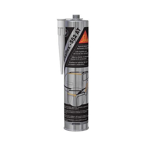 Glue SIKAFLEX 552AT High resistance - color black 300 ml