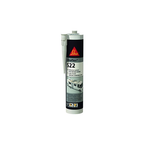 Polyurethane putty adhesive 522 SIKAFLEX - white - cartridge - 300 ml