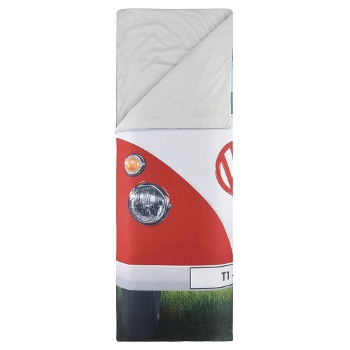 Sleeping bag 180x75 cm Camper Van Red - CA10702