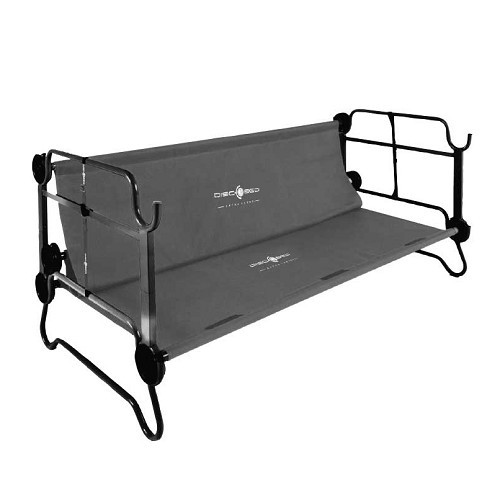 Charcoal grijs campingbed DISC-O-BED L - stapelbaar - Maat L - CA10903