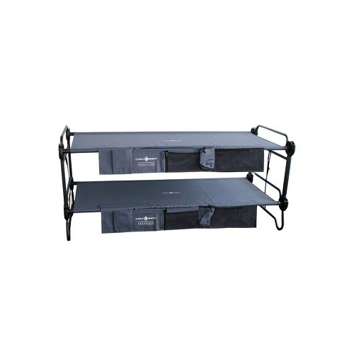 Charcoal grijs campingbed DISC-O-BED L - stapelbaar - Maat L - CA10903