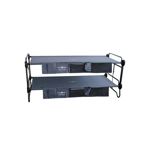 Lits de camp gris anthracite DISC-O-BED L - superposables - Taille L - CA10903