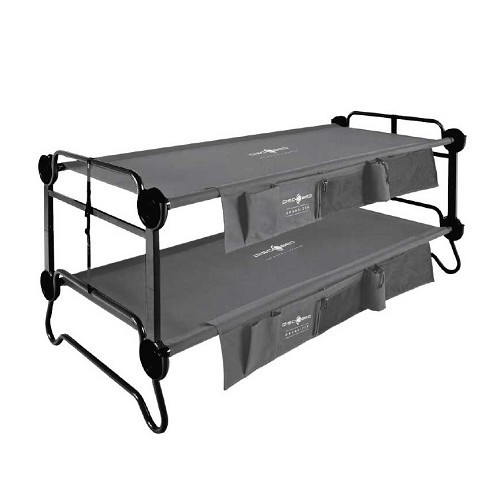  Lits de camp gris anthracite DISC-O-BED L - superposables - Taille L - CA10903 