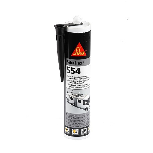  Adhesive SIKAFLEX 554 300 ml SIKA - color black - CA10914 