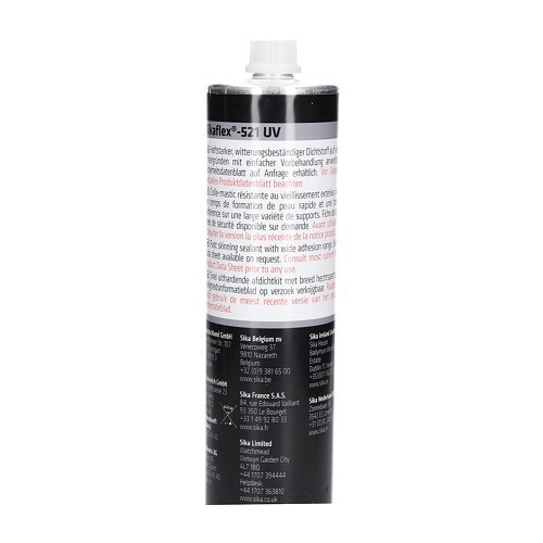 Set of 3 SIKAFLEX 521 UV polyurethane adhesives - black 300 ml - CA10931