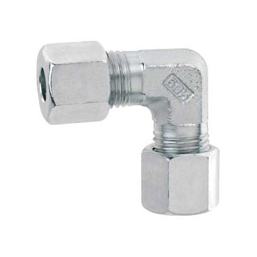 Angled clamp fitting for 8 mm pipe