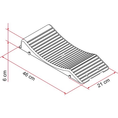 WHEEL SAVER Calços anti-ovalização Fiamma - Conjunto de 2 - CD10195