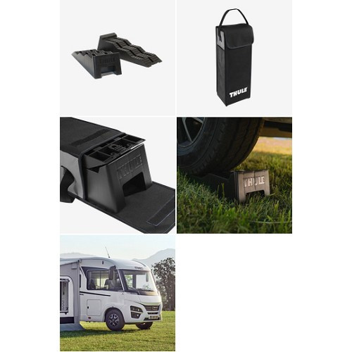 Kit de deux cales de roue 5 tonnes pour caravane et camping-car