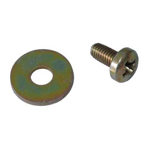Screw and washer for jack nut