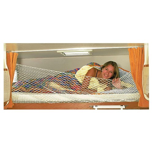  Rete di sicurezza per letto 200 x 60 cm bianco - CF10124 