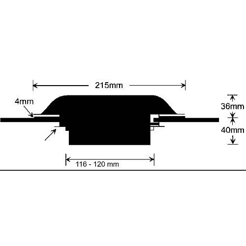 SUNVENT zonnedakventilator - chroom - CF10140