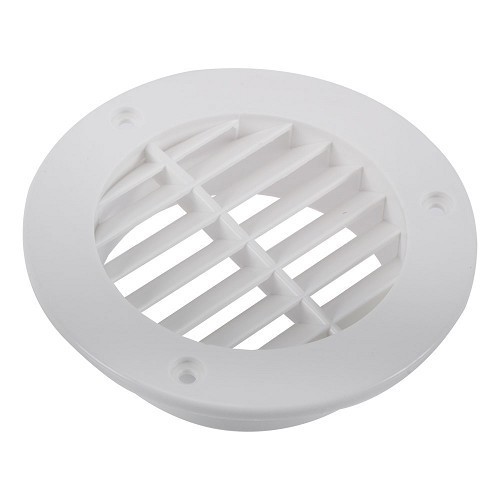  Grille aération plastique Ø110 blanc - CF10152 