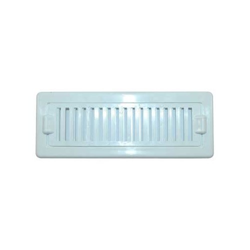 White interior plastic ventilation grille 185x70 mm