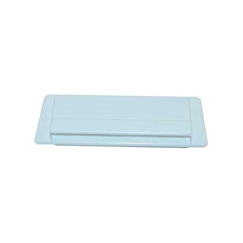 Exterior plastic ventilation grille 205x75 mm - white