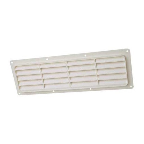  Grille aération plastique blanche 300x80 mm - CF10161 