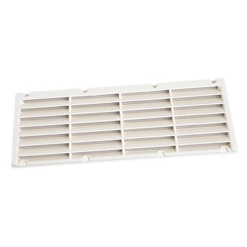  Rejilla de ventilación de plástico blanco de 365x140 mm - CF10162 