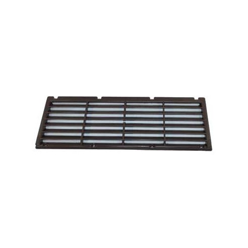 Brown plastic ventilation grille, 365x140 mm - CF10164