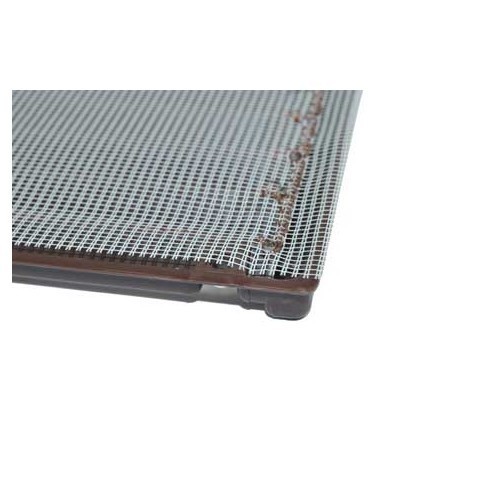 Brown plastic ventilation grille, 365x140 mm - CF10164