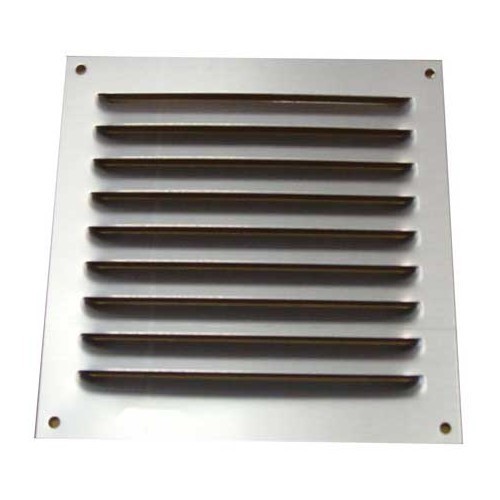Rejilla de ventilación plana 150x150 mm Aluminio - Brico Profesional
