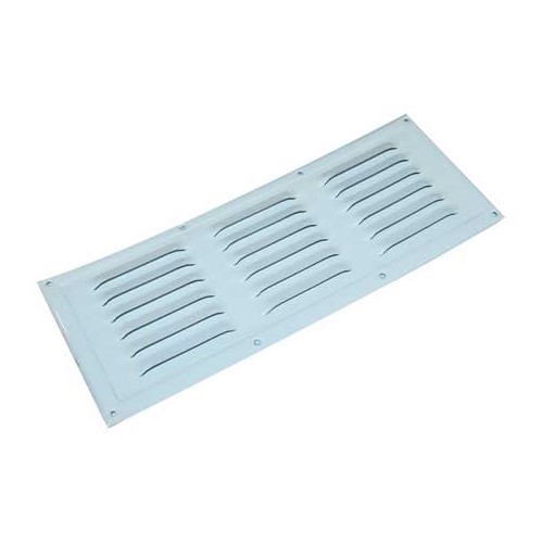  Grille aération 335x130 Aluminium laqué blanc - CF10184 