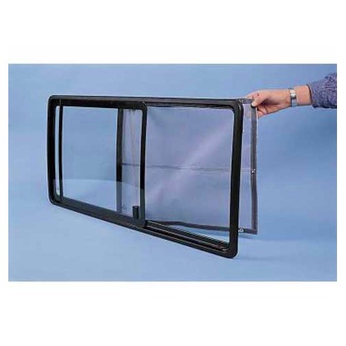 Mosquito net for sliding side window on VW T4