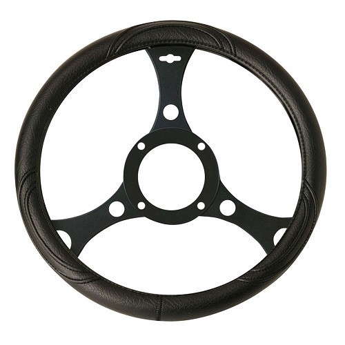     
                
                
    Black steering wheel cover Diameter 42 cm - CF10674
