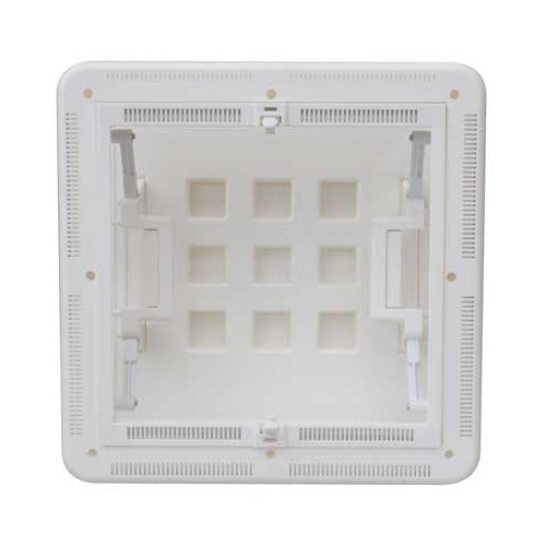 Chantal white handle skylight 40x40 cm with insect screen - CF12041