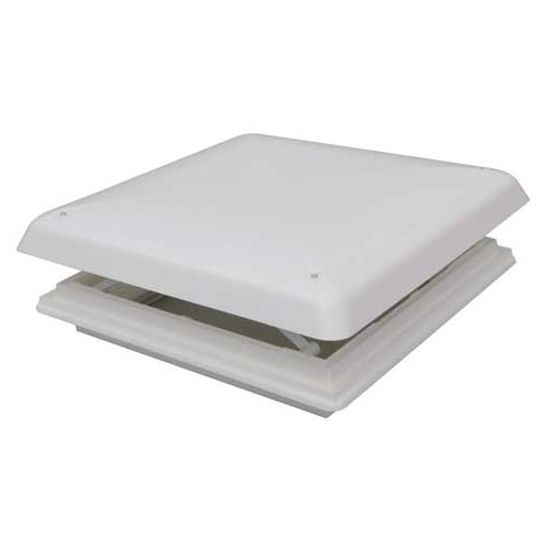  Claraboya blanca Chantal 40x40 cm con tirador y mosquitera - CF12041 